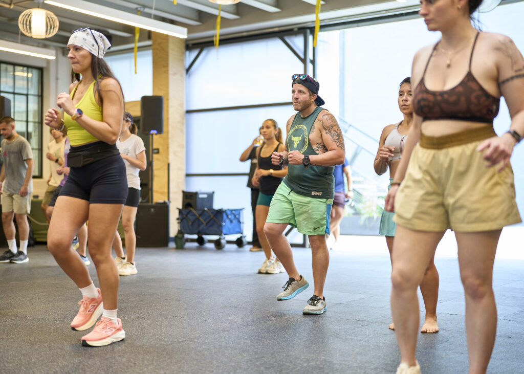 Latin Dance class at North Mass