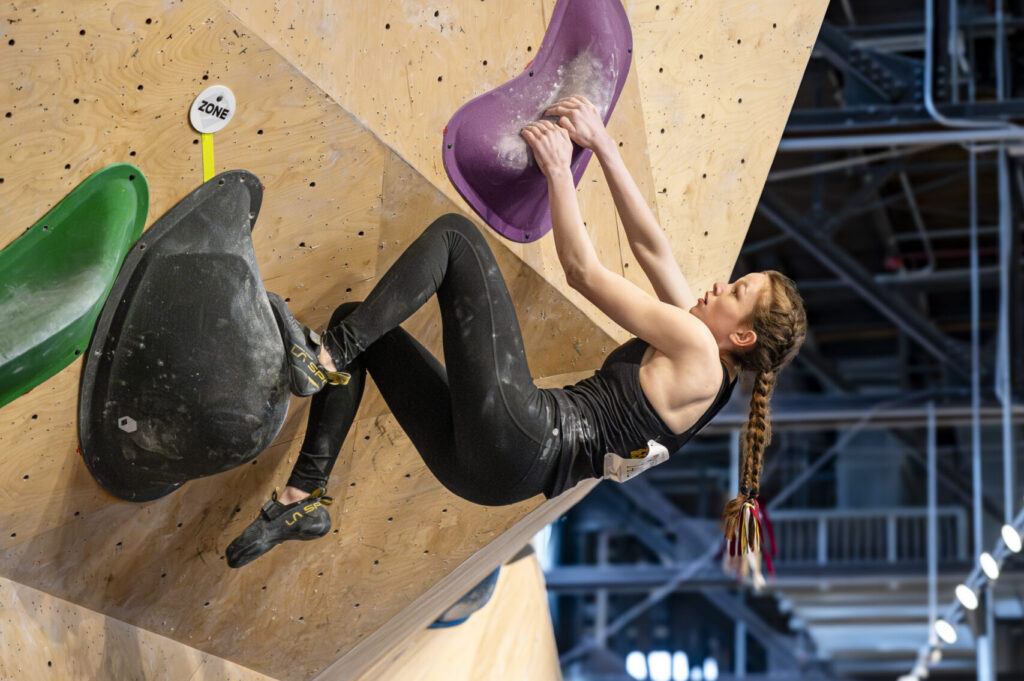 Advanced Climber at North Mass