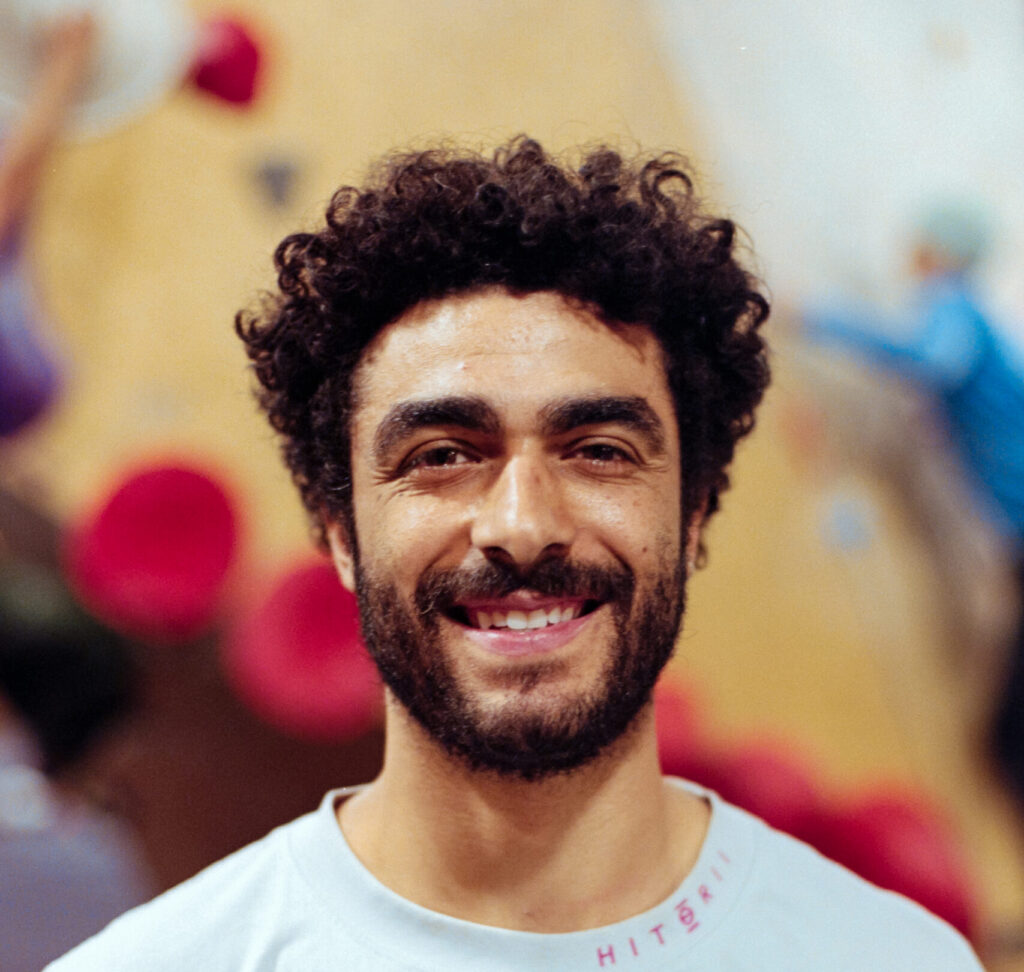 Route setter Dre Hernandez - Jimenez