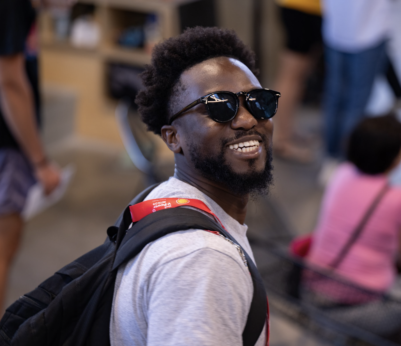 Black Man Smiling