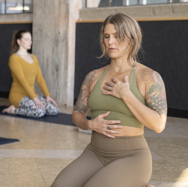 Megan Zirkelbach Yoga teacher training at North Mass
