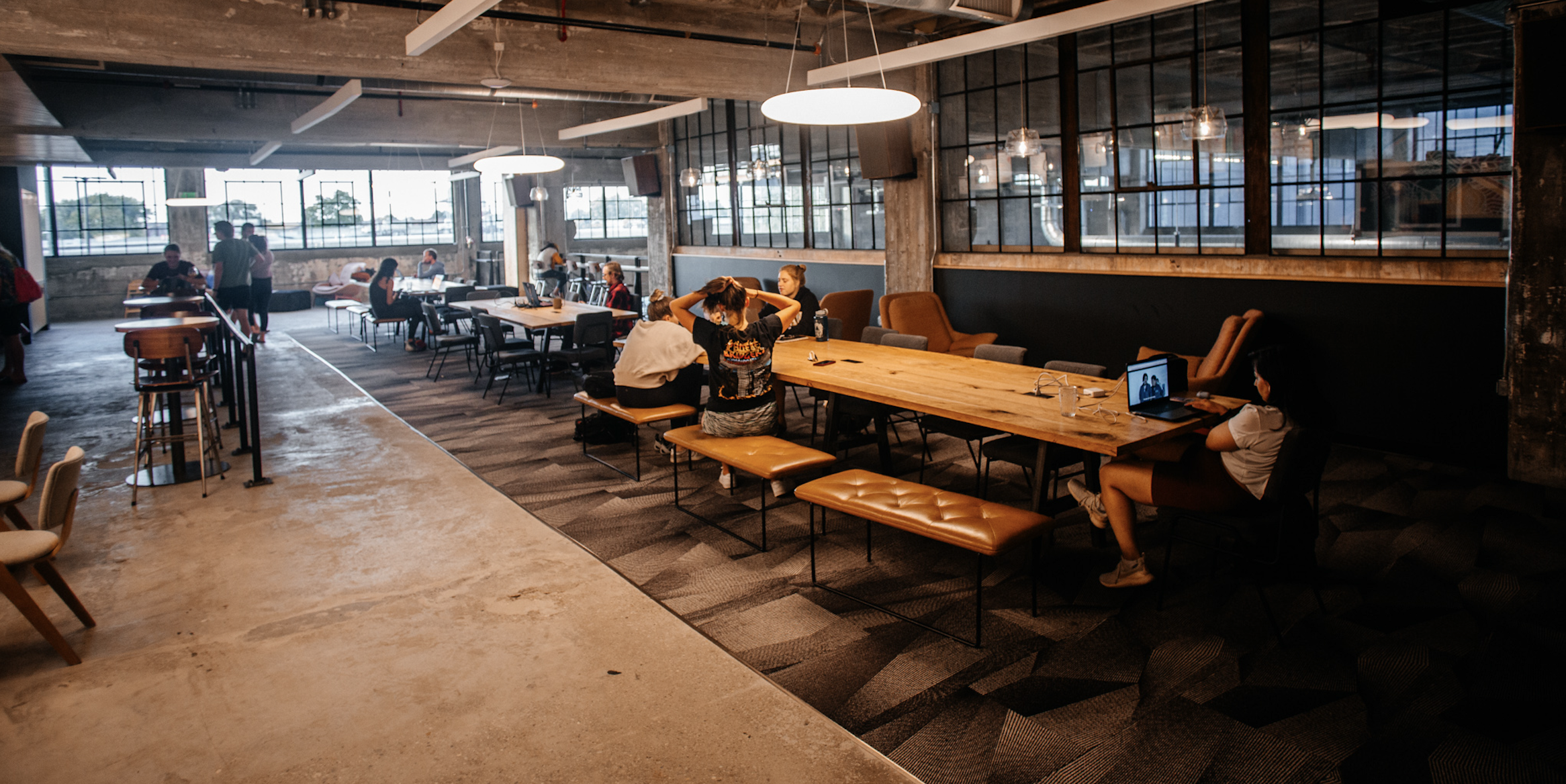 Tables at Top Out Cafe